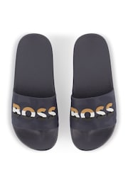 BOSS Blue Logo Sliders With Touch Fastening - Image 4 of 6