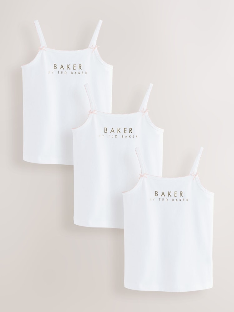 Bela - Baker by Ted Baker Strappy Vests 3 Pack - Slika 1 iz 8