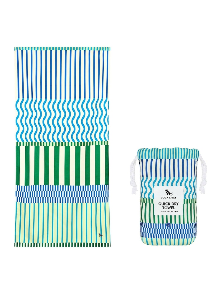 Dock & Bay Blueberry Spritz Quick Dry Beach Towel - Image 4 of 6