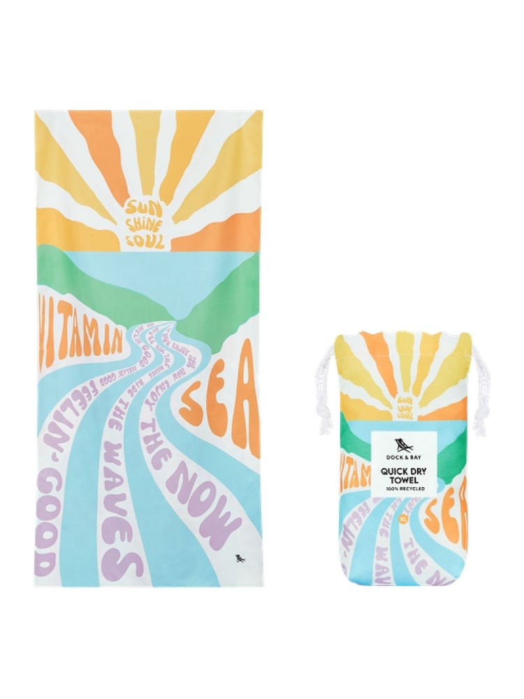 Dock & Bay Vitamin Sea Quick Dry Beach Towel - Image 4 of 6