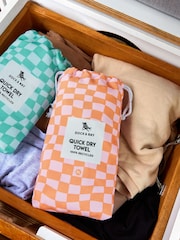 Dock & Bay Groovy Check Quick Dry Beach Pool Towel - Image 3 of 6