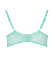 Yours Curve Green Lace And Mesh Underwired Bra 2 Pack - Image 2 of 2