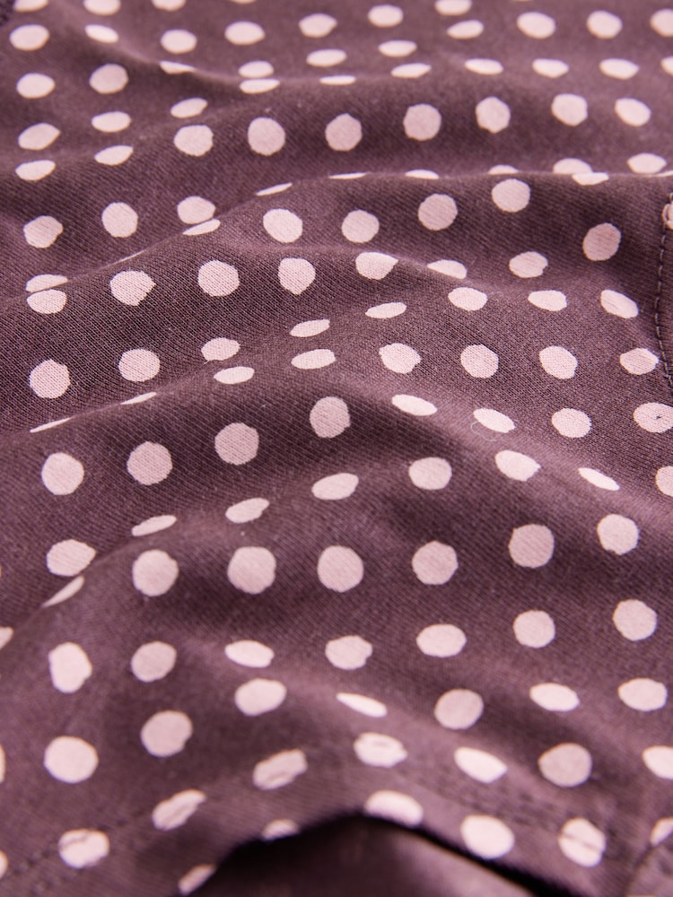Printed Spot Full Brief Cotton and Lace Knickers 7 Pack - Image 13 of 13