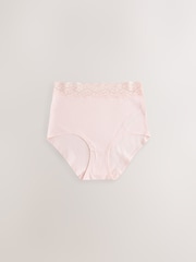 Printed Spot Full Brief Cotton and Lace Knickers 7 Pack - Image 7 of 10
