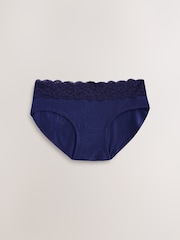 Navy Short Lace Knickers 4 Pack - Image 5 of 7