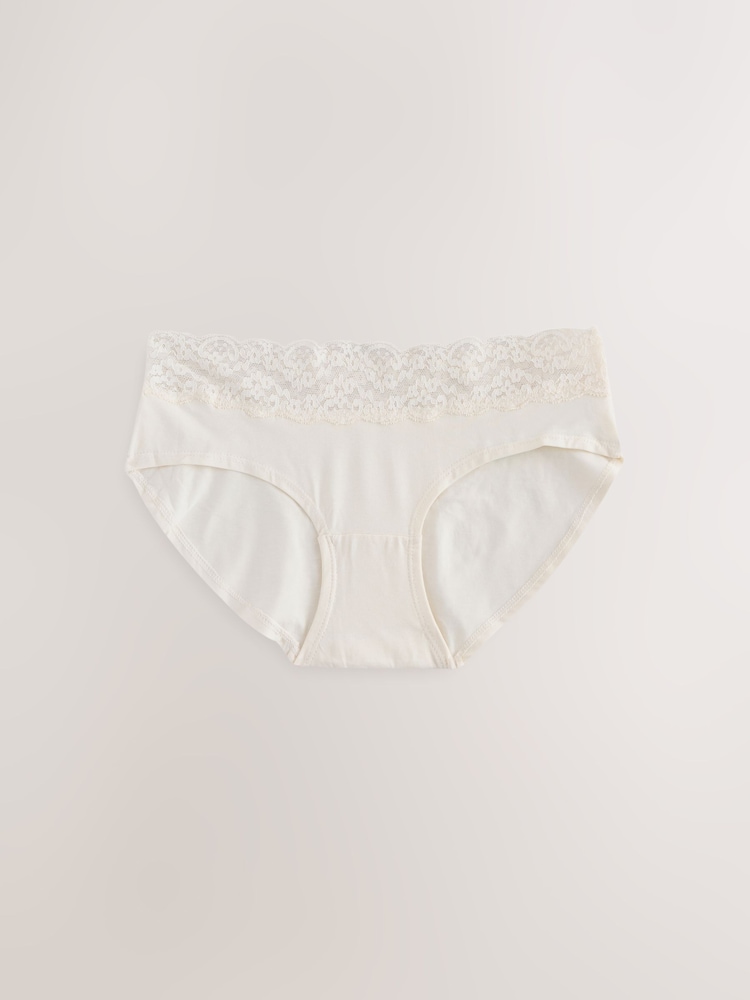 Navy Short Lace Knickers 4 Pack - Image 6 of 7