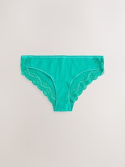Zebra Print Bikini Lace Knickers 4 Pack - Image 7 of 7