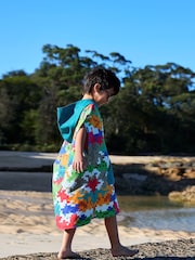 Dock & Bay Camo Cubes Kids Quick Dry Beach Poncho - Image 4 of 6