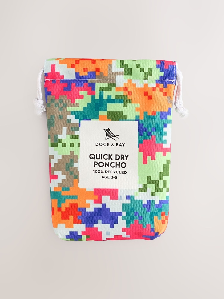 Poncho de praia de secagem rápida para crianças Dock & Bay - Imagem 7 de 7