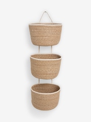 Neutral Seagrass Set of 3 Storage Baskets - Image 3 of 4