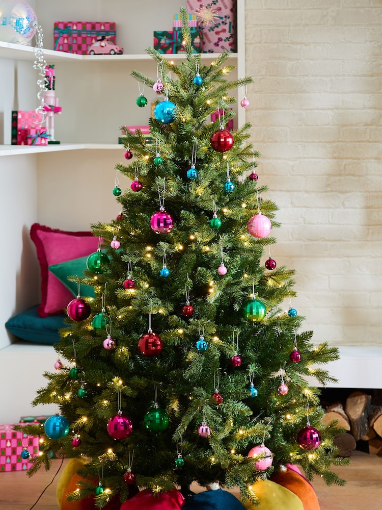 50 Pack Brights Shatterproof Christmas Baubles - Image 2 of 4 50 Pack Brights Shatterproof Christmas Baubles - Image 2 of 4