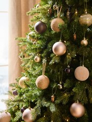 50 Pack Global Natural Shatterproof Christmas Baubles - Image 4 of 4
