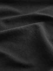 Black Soft Touch Polyamide Long Sleeve V-Neck Top - Image 7 of 7