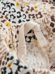 Tan Brown Leopard Print 100% Cotton Trousers (3mths-7yrs) - Image 10 of 12