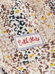 Tan Brown Leopard Print 100% Cotton Trousers (3mths-7yrs) - Image 11 of 12
