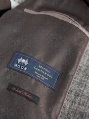 Grey Signature British Moons Merino Wool Check Shacket - Image 10 of 10