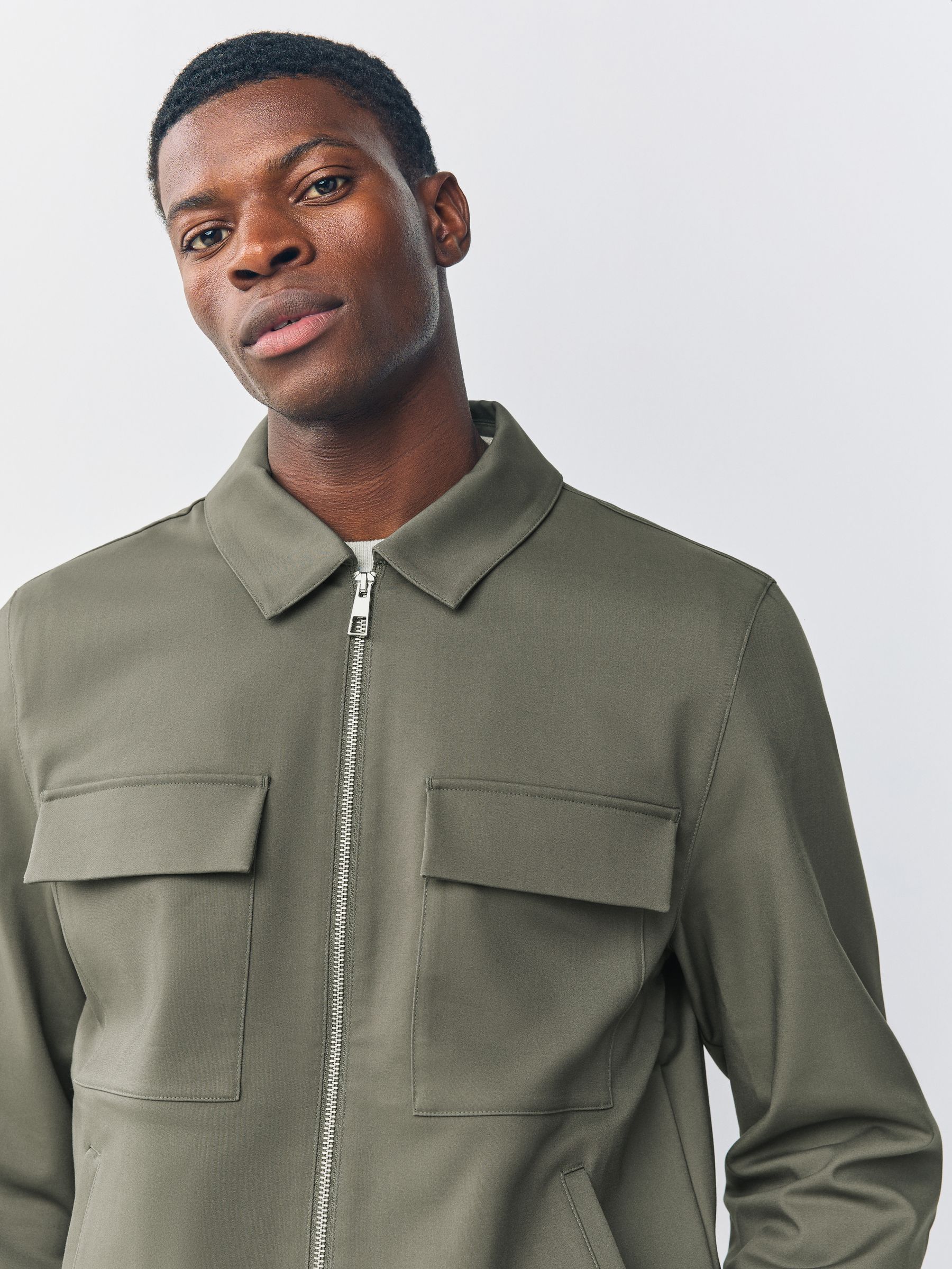 新品未使用トライアンフ LEITH JACKET KHAKI Buy Khaki Green N. Premium Smart Technical Jacket With Stretch