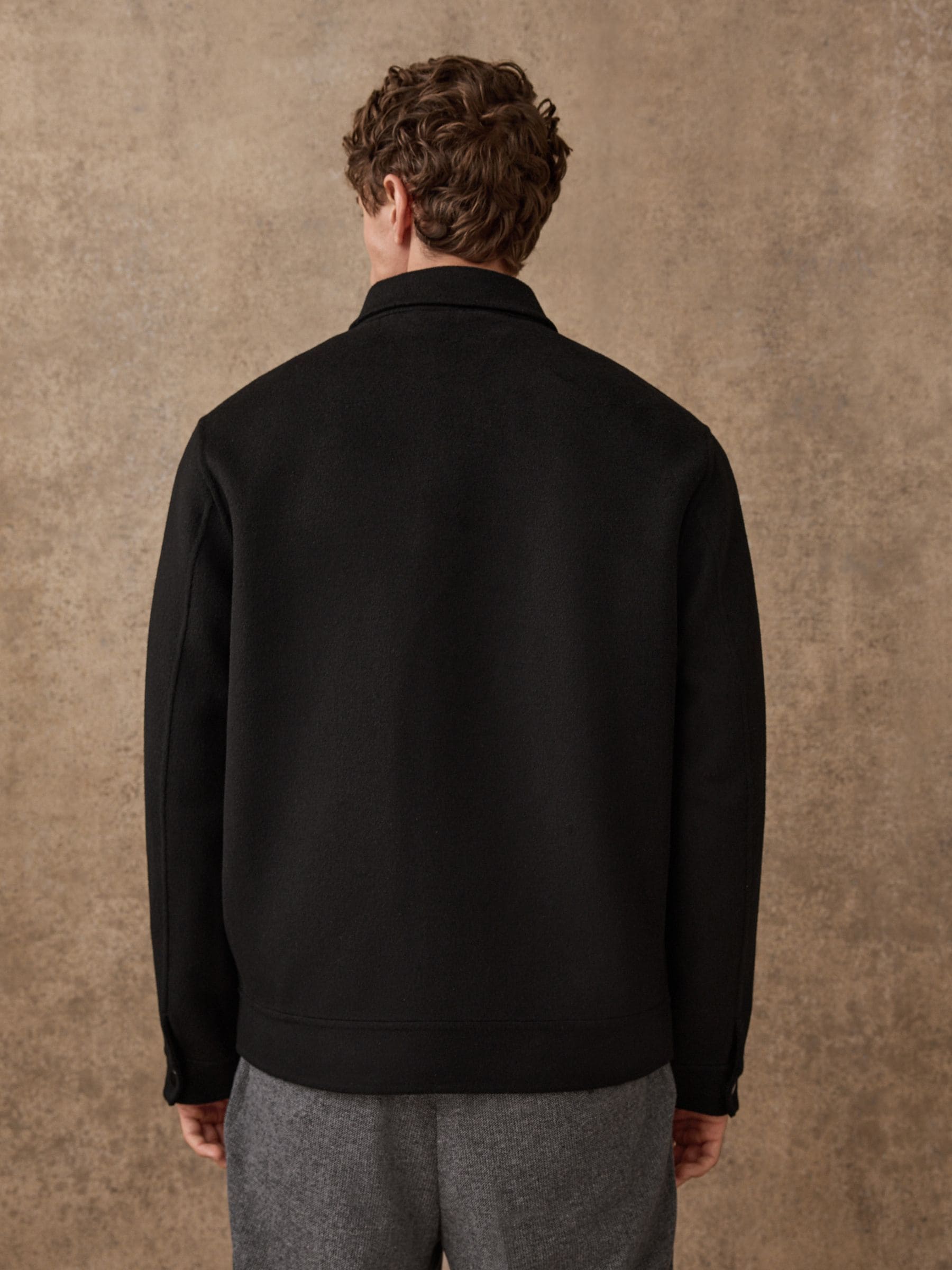 Buy Black N. Premium Wool Rich Soft Touch Jacket from Next USA