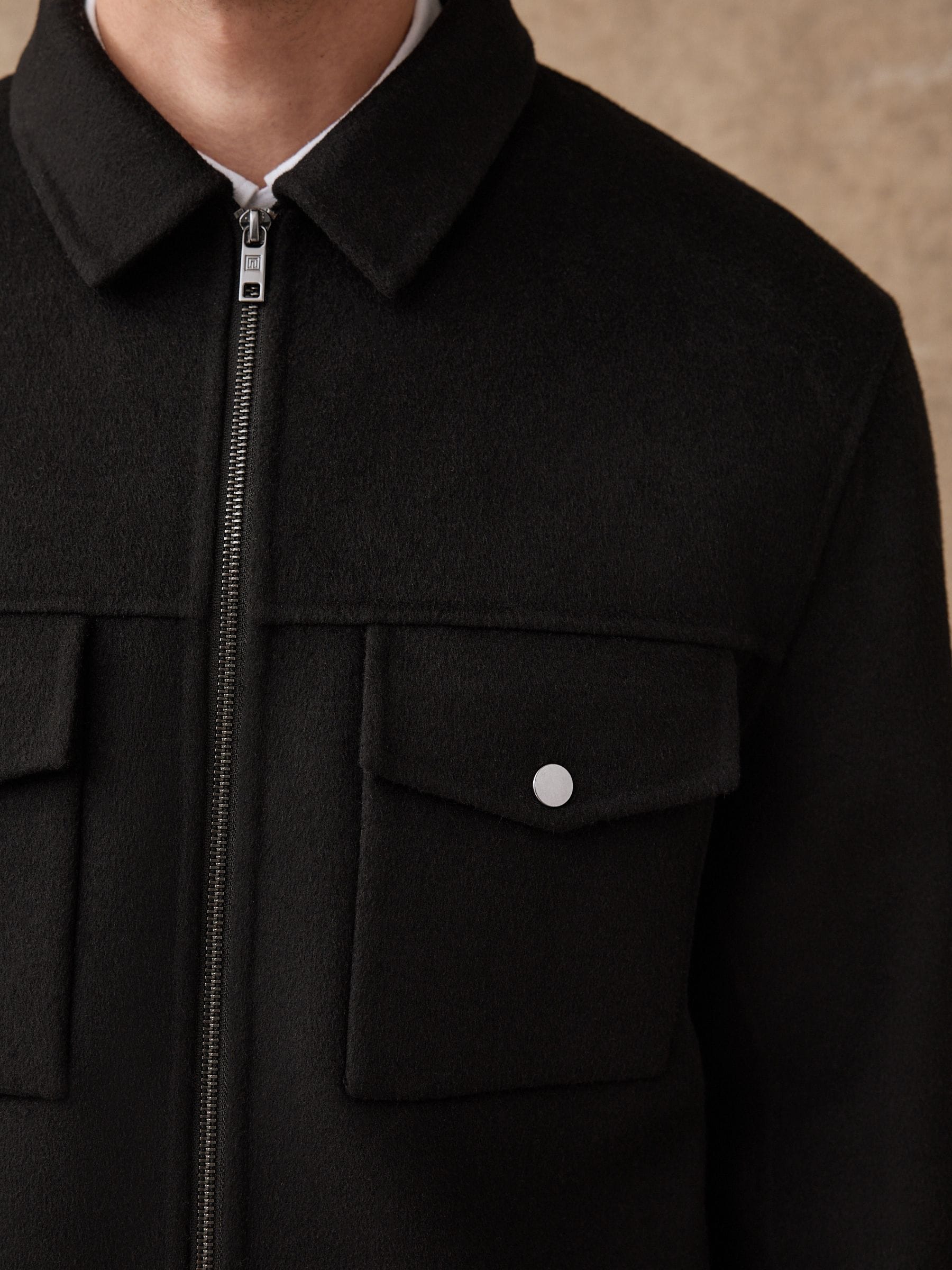 Buy Black N. Premium Wool Rich Soft Touch Jacket from Next Romania