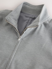 Gri deschis - Pulover cu guler înalt Jachetă elegantă din lână - Imaginea 8 din 9