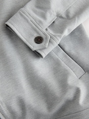 Gri deschis - Pulover cu guler înalt Jachetă elegantă din lână - Imaginea 9 din 9