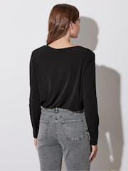 Star by Julien MacDonald Black Embellished Shoulder Bodies - Image 3 of 5