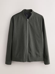 Khaki Green Smart Bomber Jacket - Image 5 of 10