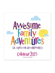 Portico Designs White 2025 The Bright Side Square Family Organiser Wall Diary - Image 3 of 6