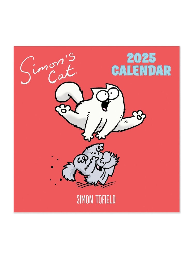 Portico Designs Red 2025 Simon's Cat Square Calendar and Matching A5 W Set - Image 2 of 6