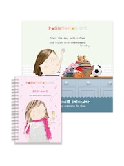 Portico Designs Cream 2025 Rosie Made a Thing Square Family Planner Wall Set - Image 1 of 6