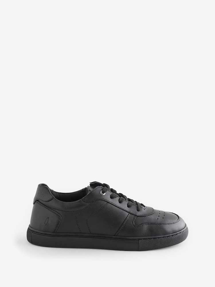 Hush Puppies Senior Back To School Dougie Lace Black Trainers - Image 1 of 1