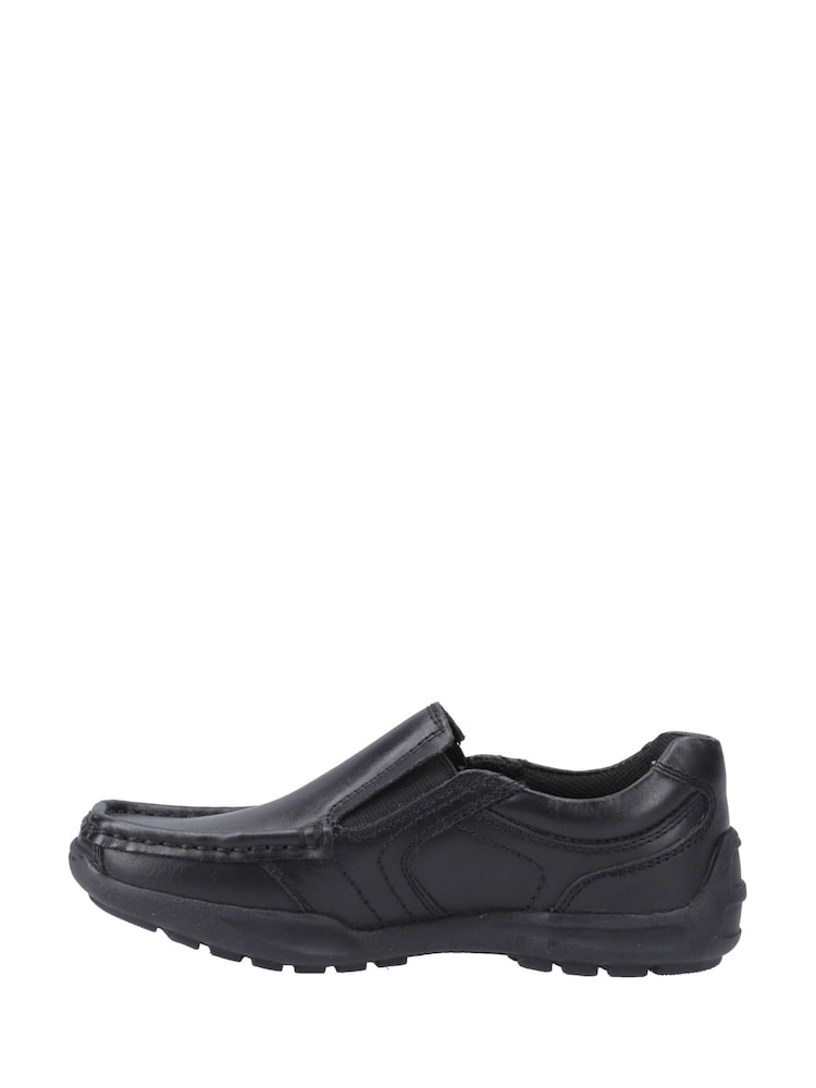 Hush Puppies Morgan Slip On School Black Shoes - Image 2 of 5