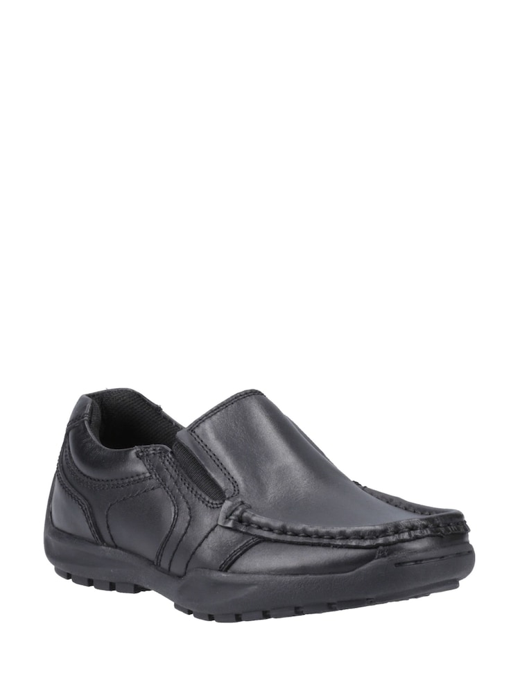 Hush Puppies Back To School Morgan Slip On Black Shoes - Image 2 of 4
