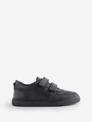 Hush Puppies Back To School Daxton Black Trainers - Image 1 of 1