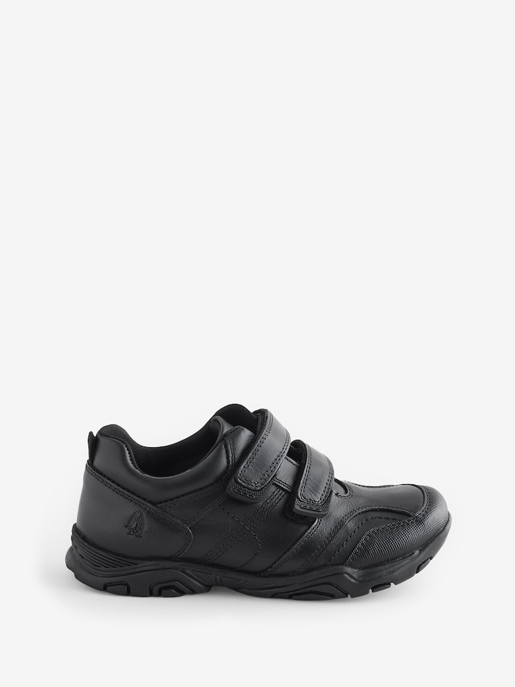 Hush Puppies Back To School Leroy Touch Fastening Black Trainers - Image 1 of 1