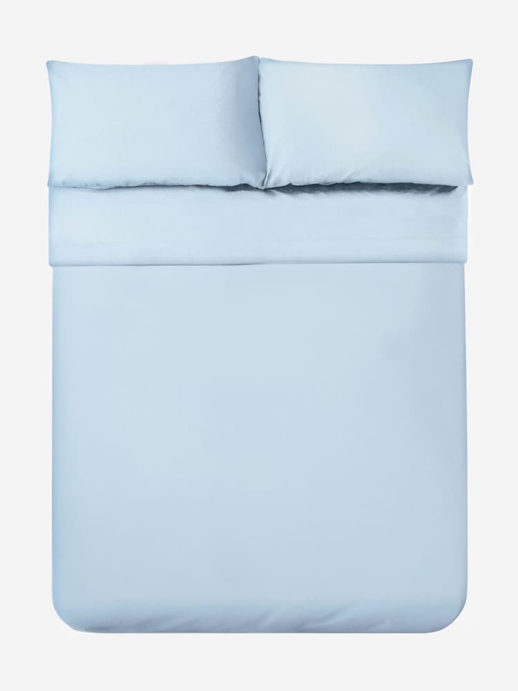 Jasper Conran London Pale Blue 300 Thread Count 100% Cotton Pillowcase - Image 4 of 4
