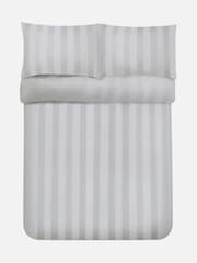 Jasper Conran London Lunar Rock 500 Thread Count Satin Stripe 100% Cotton Duvet Cover - Image 3 of 4