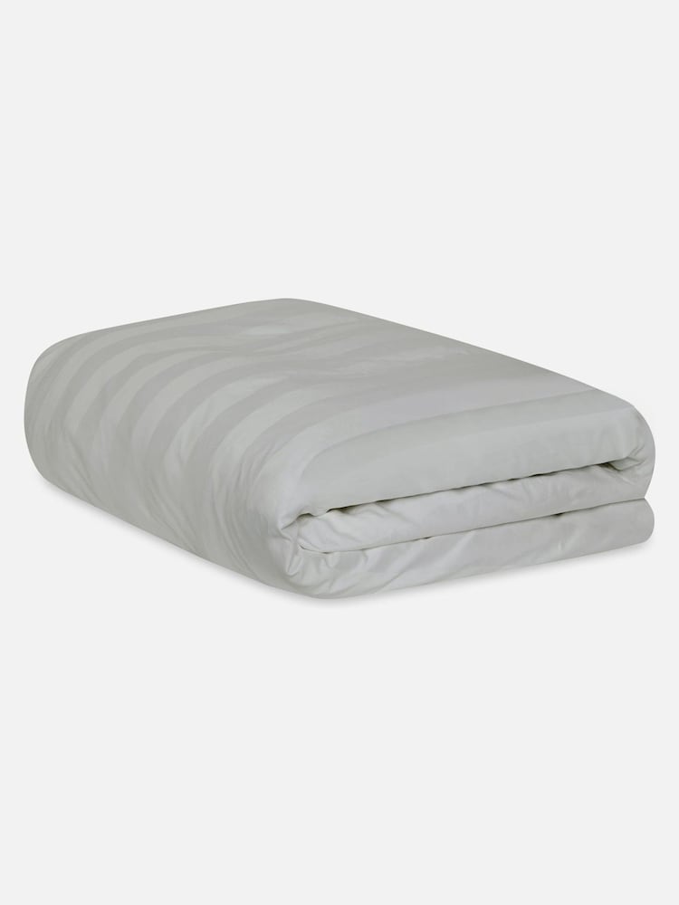 Jasper Conran London Lunar Rock 500 Thread Count Satin Stripe 100% Cotton Duvet Cover - Image 4 of 4