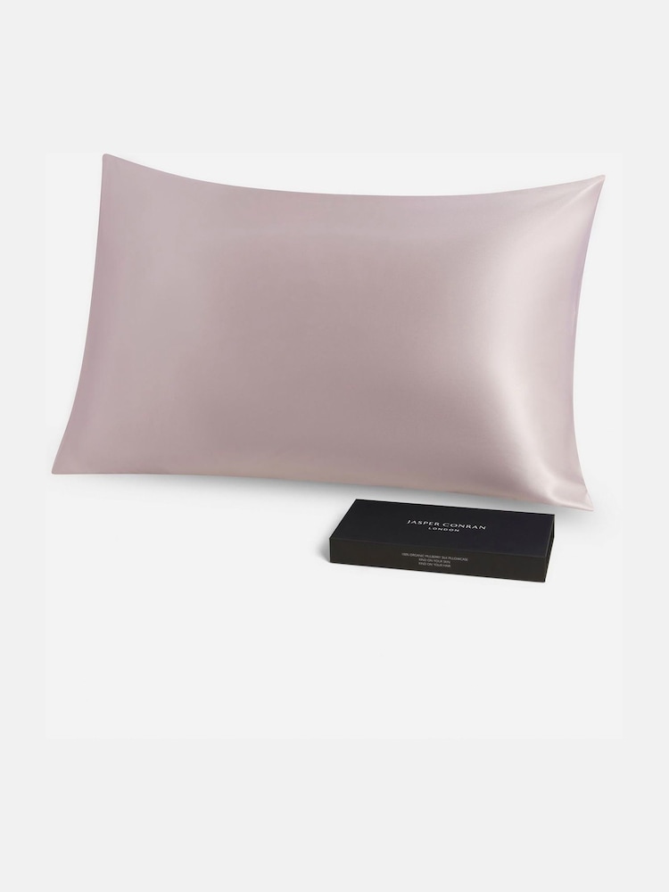 Jasper Conran London Blush 100% Cotton Pillowcase - Image 1 of 6