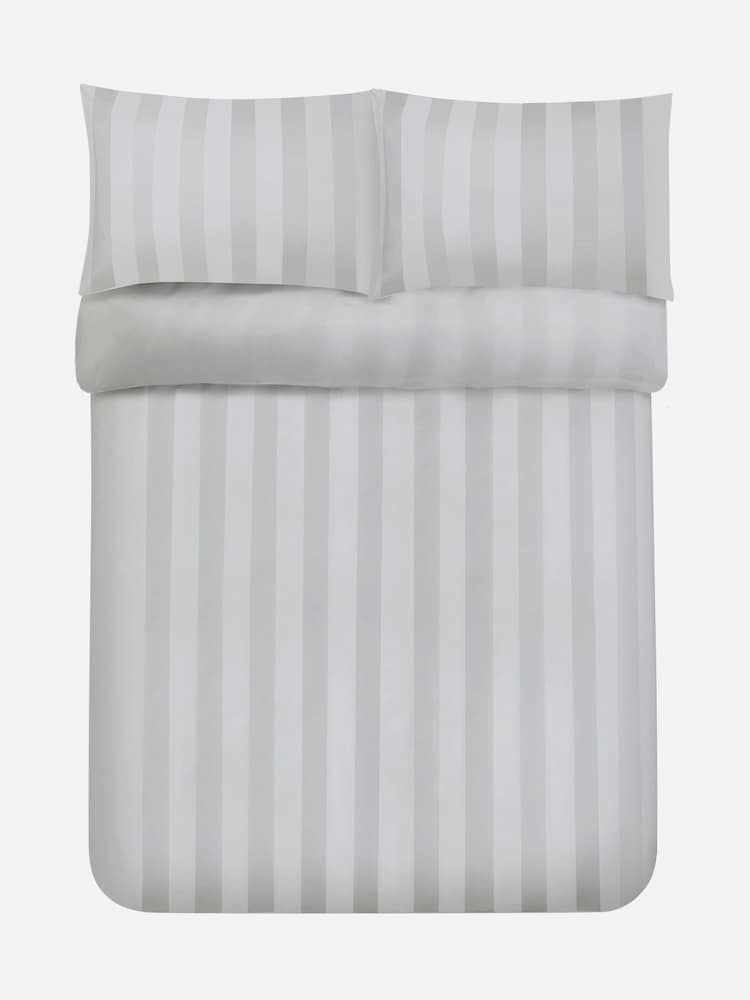 Jasper Conran London Lunar Rock 500 Thread Count Satin Stripe 100% Cotton Pillowcase - Image 4 of 4