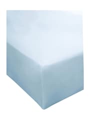 Jasper Conran London Pale Blue 300 Thread Count 100% Cotton Fitted Sheet - Image 3 of 3