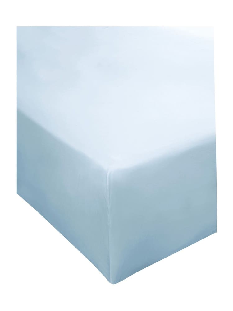 Jasper Conran London Pale Blue 300 Thread Count 100% Cotton Fitted Sheet - Image 3 of 3