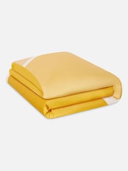 Jasper Conran London Yellow 300 Thread Count Wave Duvet Cover - Image 5 of 5