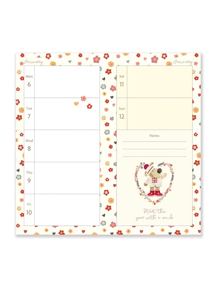 Portico Designs Cream 2025 Boofle A3 Family Organiser Wall Calendar Set - Image 5 of 5