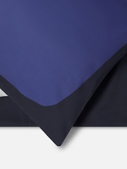 Jasper Conran London Blue 300 Thread Count Colourblock Duvet Cover - Image 3 of 5