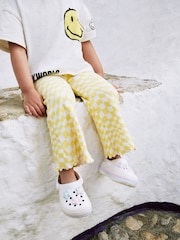 Ecru Yellow Smiley World Short Sleeve T-Shirt and Flare Set (3mths-7yrs) - Image 3 of 9