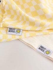 Ecru Yellow Smiley World Short Sleeve T-Shirt and Flare Set (3mths-7yrs) - Image 9 of 9