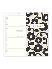 Caroline Gardner Red 2025 Hearts  Mixed Prints Square Family Calendar Set - Image 5 of 6