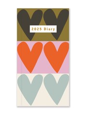 Caroline Gardner Red 2025 Hearts  Mixed Prints Square Family Calendar Set - Image 6 of 6