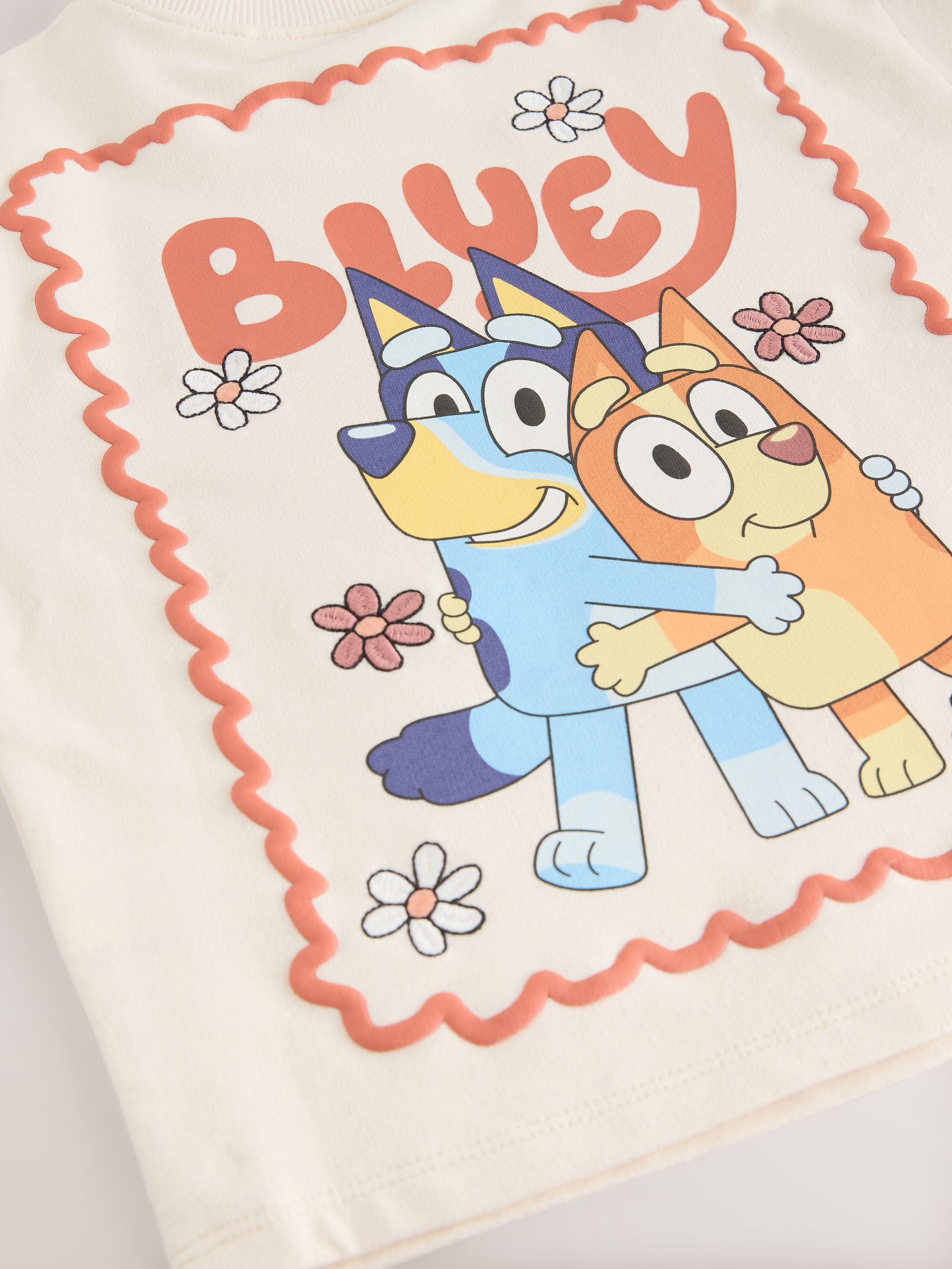 Next：日本 エクリュ ホワイト - Bluey 長袖 トップス & レギンス
